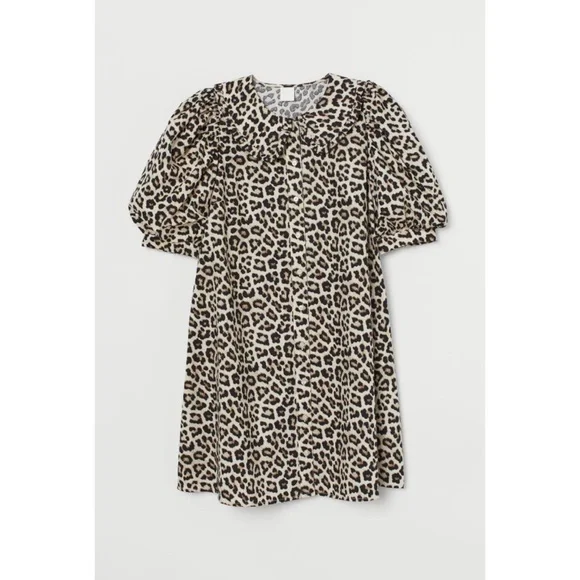 printed cotton dress h&m White/Minnie Mouse Printed Cotton Dress for kids